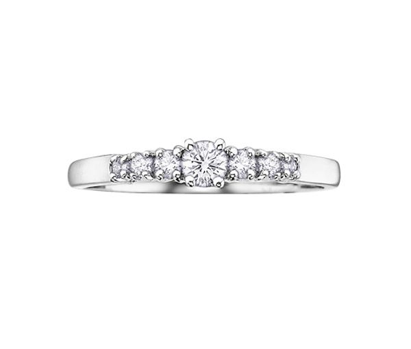 BAGUE EN OR BLANC SERTIE DE DIAMANTS - CR DD1843 - BIJOUX CANADIEN BAGUE EN OR BLANC SERTIE DE DIAMANTS - CR DD1843 - BIJOUX CANADIEN