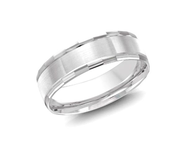 JONC HOMME EN OR BLANC CONFORT FIT - ML JM610/6W - MALO JONC HOMME EN OR BLANC CONFORT FIT - ML JM610/6W - MALO