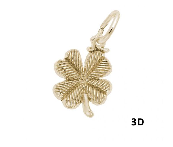 PENDENTIF 10K TRÈFLE - NU 0393 - NUCO/REMBRANDT PENDENTIF 10K TRÈFLE - NU 0393 - NUCO/REMBRANDT