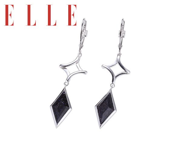BOUCLES ELLE ARGENT STELLAR PIERRE BLEU - PJ R2LC82AC03 - ELLE BOUCLES ELLE ARGENT STELLAR PIERRE BLEU - PJ R2LC82AC03 - ELLE