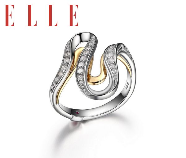 BAGUE D.ARGENT 2T "MOON SHADOW" CZ - PJ R4LA7M00AC - ELLE BAGUE D.ARGENT 2T "MOON SHADOW" CZ - PJ R4LA7M00AC - ELLE