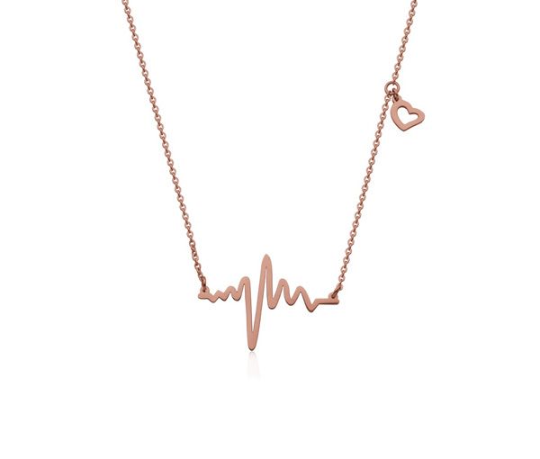 COLLIER ACI/PVD HEART BEAT+COEUR 18+2 - PJ T0X9440316 - STEELX COLLIER ACI/PVD HEART BEAT+COEUR 18+2 - PJ T0X9440316 - STEELX