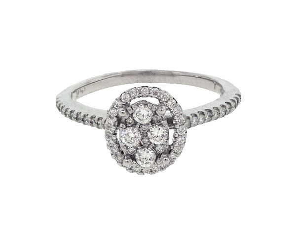 BAGUE EN OR 14K BLANC SERTIE DE DIAMANTS - S LR0882W - BIJOUX D'IMPORTATION BAGUE EN OR 14K BLANC SERTIE DE DIAMANTS - S LR0882W - BIJOUX D'IMPORTATION