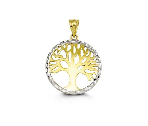 PENDENTIF ARBRE DE VIE EN OR 10K 2 TONS - SY 3212 - BIJOUX D'IMPORTATION PENDENTIF ARBRE DE VIE EN OR 10K 2 TONS - SY 3212 - BIJOUX D'IMPORTATION
