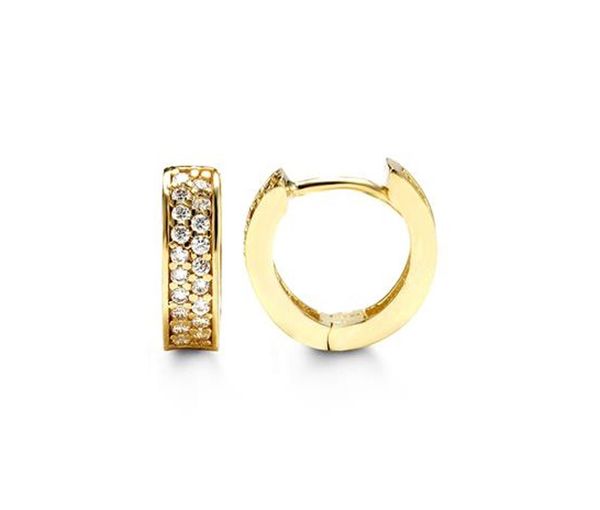 BOUCLES HUGGIES 10K CZ 2.5MM 9.8MM - SY 6044 - BIJOUX D'IMPORTATION BOUCLES HUGGIES 10K CZ 2.5MM 9.8MM - SY 6044 - BIJOUX D'IMPORTATION