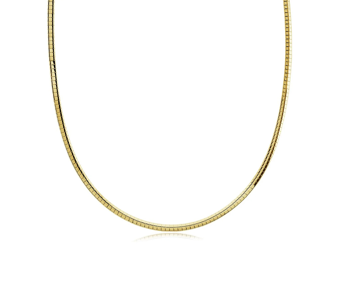 CHAIN EN ACIER OU ACIER/PVD OR À MAILLE OMEGA - IG SWN129GO - VELORIA CHAIN EN ACIER OU ACIER/PVD OR À MAILLE OMEGA - IG SWN129GO - VELORIA