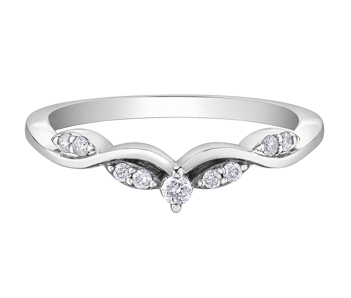 JONC CONTOUR EN OR SERTI DE DIAMANTS - CR DD7809W - BIJOUX CANADIEN JONC CONTOUR EN OR SERTI DE DIAMANTS - CR DD7809W - BIJOUX CANADIEN