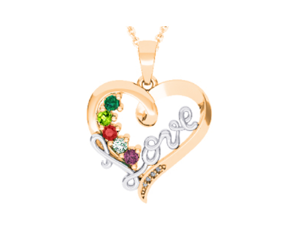 PENDENTIF FAMILIAL EN ARGENT ET EN OR SERTI DE PIERRES VÉRITABLES - BH FG102PYW14 - BEVERLY HILLS PENDENTIF FAMILIAL EN ARGENT ET EN OR SERTI DE PIERRES VÉRITABLES - BH FG102PYW14 - BEVERLY HILLS