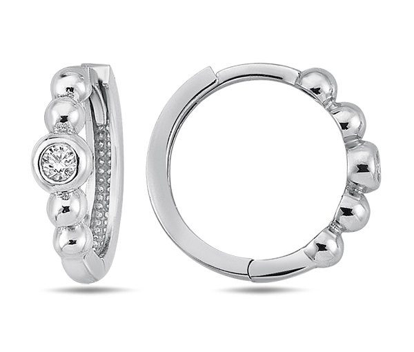 SUPERBES BOUCLES D'OREILLES HUGGIES EN OR 10K BLANC OU JAUNE SERTIES D'UN CUBIQUE ZIRCONIA - UZ EE0962 02 - BIJOUX D'IMPORTATION SUPERBES BOUCLES D'OREILLES HUGGIES EN OR 10K BLANC OU JAUNE SERTIES D'UN CUBIQUE ZIRCONIA - UZ EE0962 02 - BIJOUX D'IMPORTATION