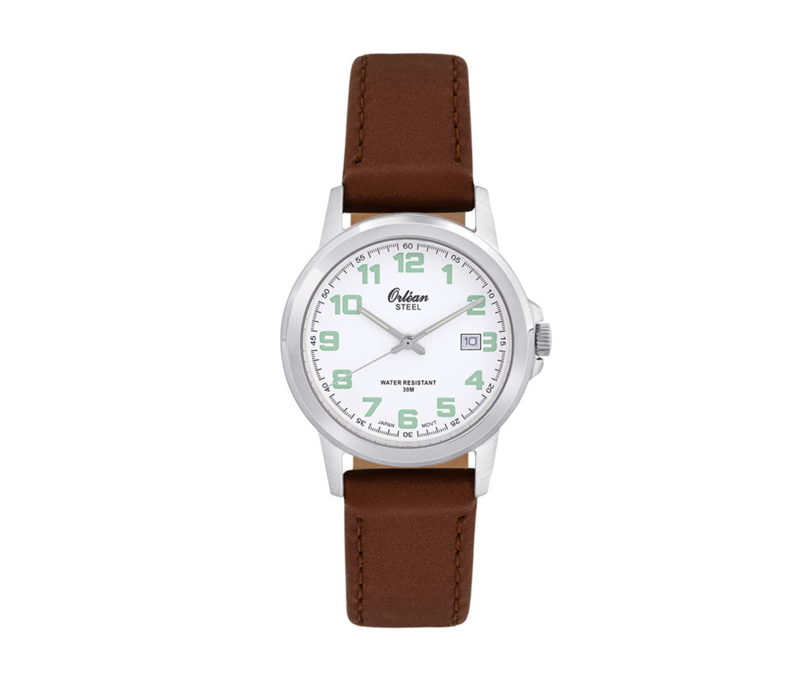 MONTRE POUR HOMME ORLEAN EN ACIER - BA ME3333/BR - ORLEAN MONTRE POUR HOMME ORLEAN EN ACIER - BA ME3333/BR - ORLEAN