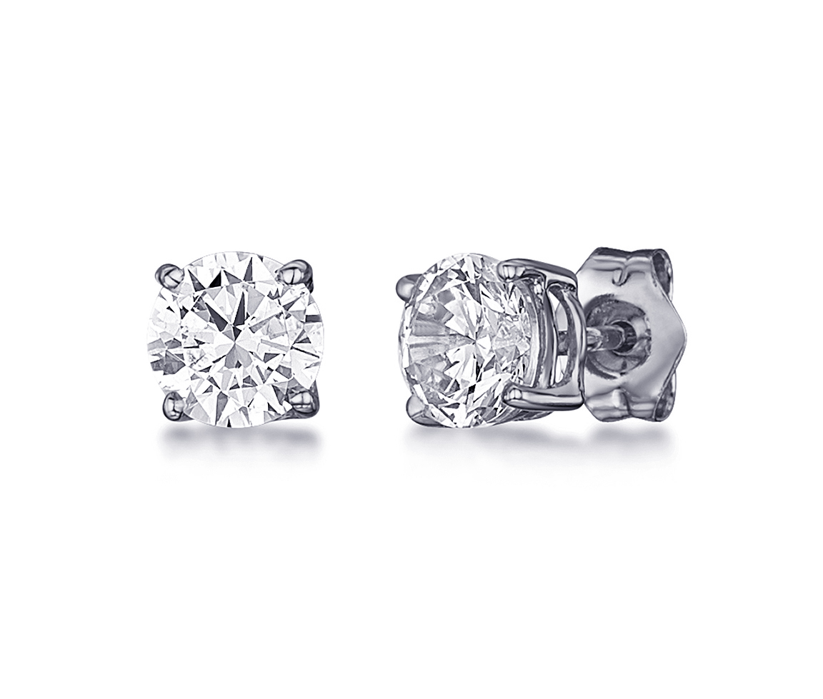 BOUCLES EN OR JAUNE OU BLANC SERTIES DE CUBIQUES ZIRCONIAS - MB SCZR05W - BIJOUX D'IMPORTATION BOUCLES EN OR JAUNE OU BLANC SERTIES DE CUBIQUES ZIRCONIAS - MB SCZR05W - BIJOUX D'IMPORTATION