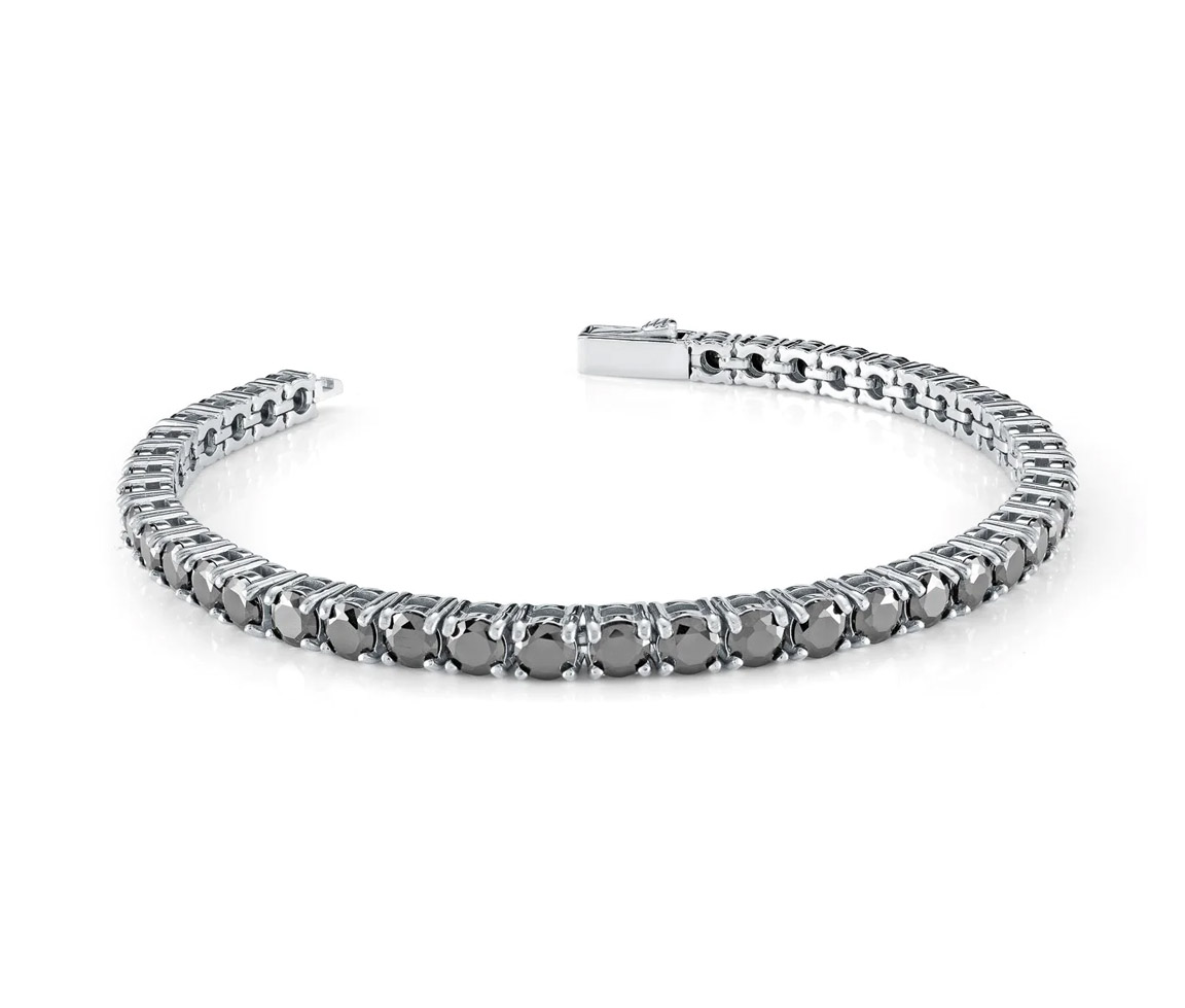 BRACELET TENNIS EN ACIER SERTI DE CUBIQUES ZIRCONIAS BLANC OU NOIRS - IG SMB629WB/7.25 - ITALGEM BRACELET TENNIS EN ACIER SERTI DE CUBIQUES ZIRCONIAS BLANC OU NOIRS - IG SMB629WB/7.25 - ITALGEM