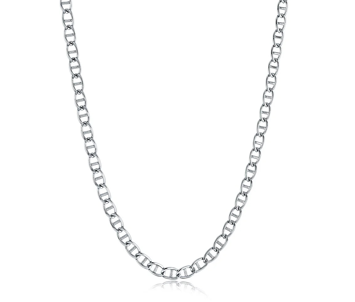 CHAINE EN ACIER OU ACIER/PVD OR À MAILLE MARINE - IG SN116/18 - ITALGEM CHAINE EN ACIER OU ACIER/PVD OR À MAILLE MARINE - IG SN116/18 - ITALGEM