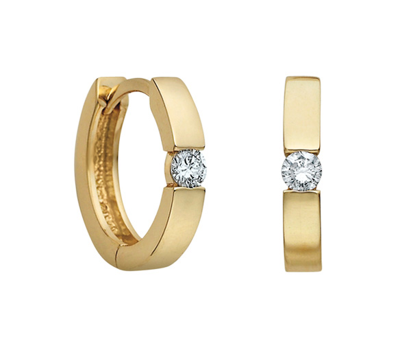 BOUCLES HUGGIES EN OR SERTIES DE DIAMANTS - CR DX126Y05 - BIJOUX CANADIEN BOUCLES HUGGIES EN OR SERTIES DE DIAMANTS - CR DX126Y05 - BIJOUX CANADIEN