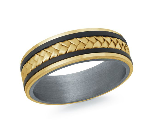 JONC EN TANTALE, OR 14K ET FIBRE DE CARBONE - ML MRDTS009Y - MALO JONC EN TANTALE, OR 14K ET FIBRE DE CARBONE - ML MRDTS009Y - MALO