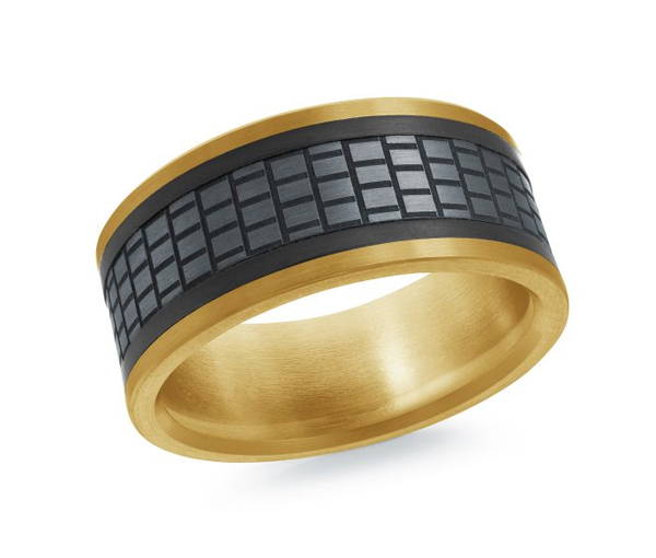 JONC EN OR 14K ET TANTALE - ML MRDTN35Y - MALO JONC EN OR 14K ET TANTALE - ML MRDTN35Y - MALO