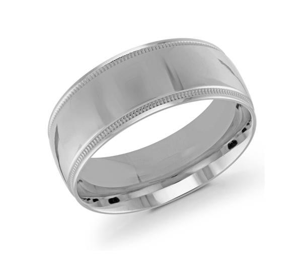JONC EN OR 9MM DE LARGEUR AVEC MOTIF MILGRAIN SUR LES CÔTÉS - ML J102/9WL14 - MALO JONC EN OR 9MM DE LARGEUR AVEC MOTIF MILGRAIN SUR LES CÔTÉS - ML J102/9WL14 - MALO