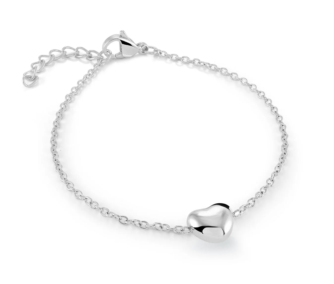 BRACELET COEUR BOMBÉ - IG SWB270 - MINI-VÉLORIA BRACELET COEUR BOMBÉ - IG SWB270 - MINI-VÉLORIA