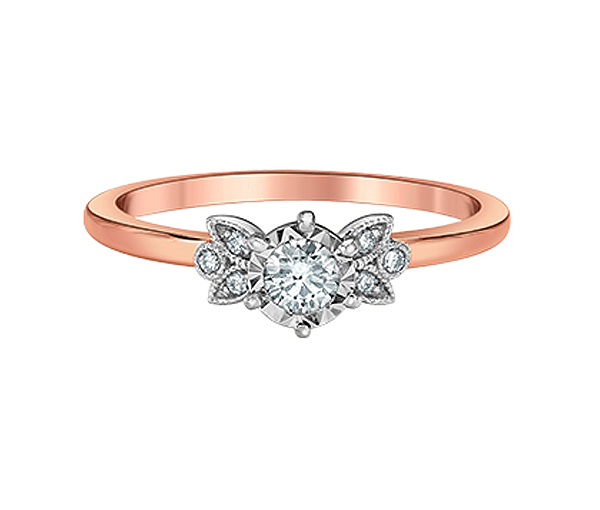 BAGUE EN OR SERTIE DE DIAMANTS - CR DX971RW20 - BIJOUX CANADIEN BAGUE EN OR SERTIE DE DIAMANTS - CR DX971RW20 - BIJOUX CANADIEN