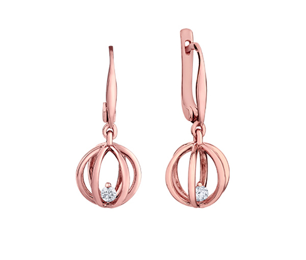 BOUCLES EN OR SERTIES DE DIAMANTS CANADIENS - CR ML823R12 - DIAMANT CANADIEN BOUCLES EN OR SERTIES DE DIAMANTS CANADIENS - CR ML823R12 - DIAMANT CANADIEN