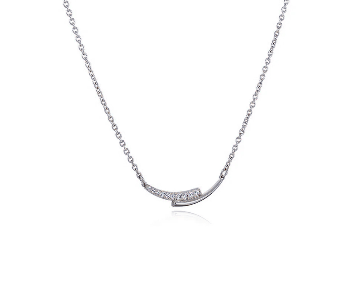 COLLIER EN ACIER OU ACIER/PVD OR SERTI DE CUBIQUES ZIRCONIAS - IG SWN114 - VELORIA COLLIER EN ACIER OU ACIER/PVD OR SERTI DE CUBIQUES ZIRCONIAS - IG SWN114 - VELORIA