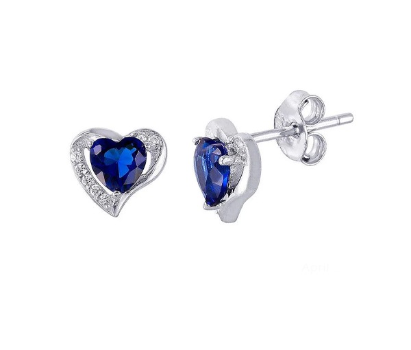 BOUCLES EN FORME DE COEUR SERTIES DE CUBIQUES ZIRCONIAS AUX COULEURS DE PIERRES DE NAISSANCES - SP STE01028/09 - BIJOUX D'IMPORTATION BOUCLES EN FORME DE COEUR SERTIES DE CUBIQUES ZIRCONIAS AUX COULEURS DE PIERRES DE NAISSANCES - SP STE01028/09 - BIJOUX D'IMPORTATION