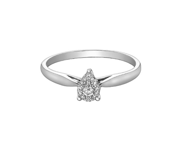 BAGUE EN OR 10K SERTIE DE DIAMANTS - CR DX795W08 - BIJOUX CANADIEN BAGUE EN OR 10K SERTIE DE DIAMANTS - CR DX795W08 - BIJOUX CANADIEN