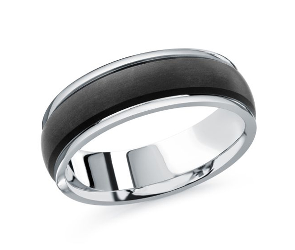 JONC EN 14K ET FIBRE DE CARBONE - ML MDRA091W7 - MALO JONC EN 14K ET FIBRE DE CARBONE - ML MDRA091W7 - MALO