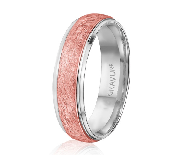 JONC EN OR OU EN PLATINE AVEC MOTIF SCRATCH AU CENTRE - ML GH1290WP10 - MALO JONC EN OR OU EN PLATINE AVEC MOTIF SCRATCH AU CENTRE - ML GH1290WP10 - MALO