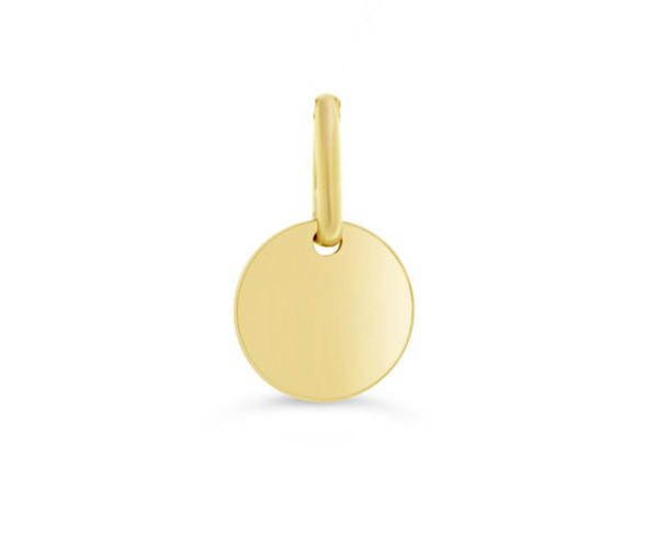PENDENTIF PLAQUE RONDE EN OR JAUNE - SY 6166S - BIJOUX D'IMPORTATION PENDENTIF PLAQUE RONDE EN OR JAUNE - SY 6166S - BIJOUX D'IMPORTATION