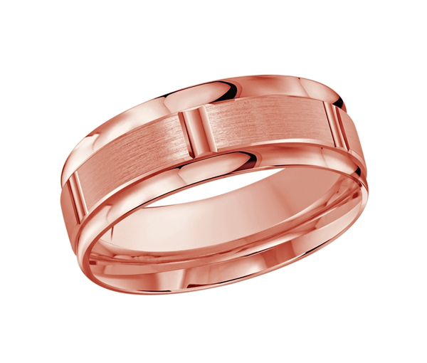 JONC EN OR AVEC MOTIF BRIQUE - ML FT636/801P - MALO JONC EN OR AVEC MOTIF BRIQUE - ML FT636/801P - MALO