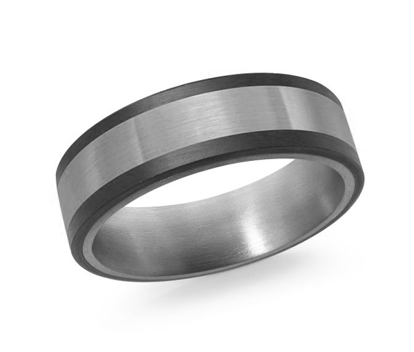 JONC EN TANTALE,OR 14K ET FIBRE DE CARBONE - ML MRDTS010W - MALO JONC EN TANTALE,OR 14K ET FIBRE DE CARBONE - ML MRDTS010W - MALO