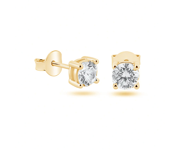 BOUCLES STUD EN OR JAUNE OU BLANC SERTIES DE MOISSANITES - SJ BOMOI3Y - BIJOUTERIE SUISSE INC. BOUCLES STUD EN OR JAUNE OU BLANC SERTIES DE MOISSANITES - SJ BOMOI3Y - BIJOUTERIE SUISSE INC.