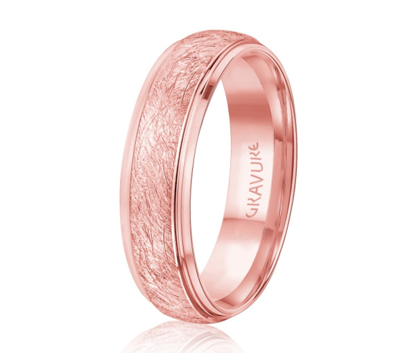 JONC EN OR OU EN PLATINE AVEC MOTIF SCRATCH AU CENTRE - ML GH1290P18 - MALO JONC EN OR OU EN PLATINE AVEC MOTIF SCRATCH AU CENTRE - ML GH1290P18 - MALO