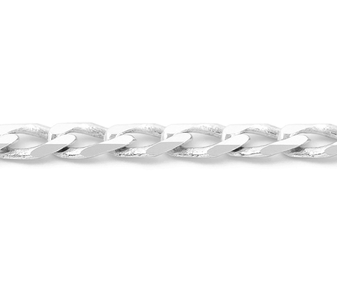 CHAINE EN OR 10K À MAILLE GOURMETTE BISAUTÉE - SY ORO16W - BIJOUX D'IMPORTATION CHAINE EN OR 10K À MAILLE GOURMETTE BISAUTÉE - SY ORO16W - BIJOUX D'IMPORTATION