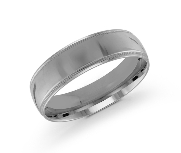 JONC EN OR 6MM DE LARGEUR AVEC MOTIF MILGRAIN SUR LES CÔTÉS - ML J102/6WL14 - MALO JONC EN OR 6MM DE LARGEUR AVEC MOTIF MILGRAIN SUR LES CÔTÉS - ML J102/6WL14 - MALO