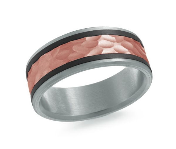 JONC EN OR 14K ET FIBRE DE CARBONE - ML MRDA151WBP - MALO JONC EN OR 14K ET FIBRE DE CARBONE - ML MRDA151WBP - MALO