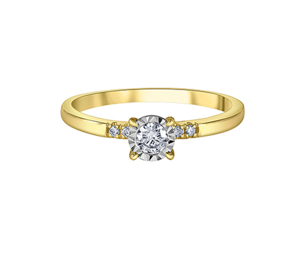 BAGUE EN OR SERTIE DE DIAMANTS - CR DX969YW20 - BIJOUX CANADIEN BAGUE EN OR SERTIE DE DIAMANTS - CR DX969YW20 - BIJOUX CANADIEN