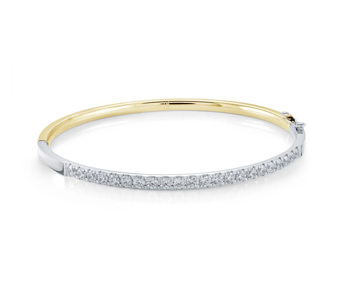 BRACELET BANGLE AVEC CUBIQUES - IG SWBG112YW5 - MINI-VÉLORIA BRACELET BANGLE AVEC CUBIQUES - IG SWBG112YW5 - MINI-VÉLORIA
