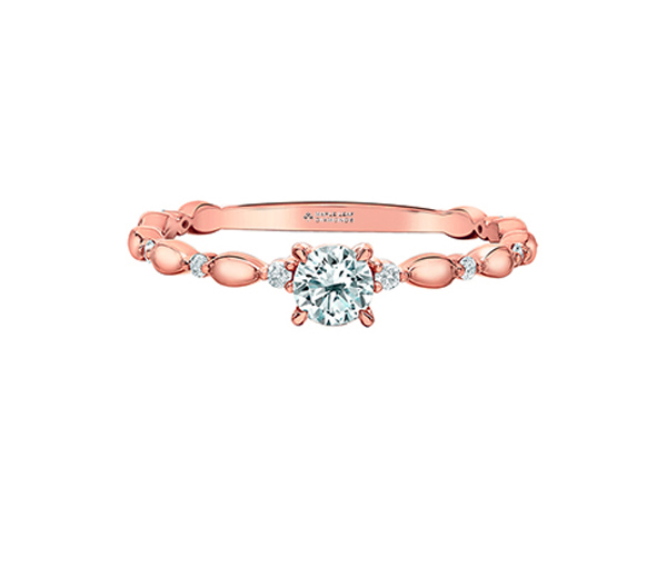 BAGUE EN OR 14K SERTIE DE DIAMANTS CANADIENS - CR ML964R30 - BIJOUX CANADIEN BAGUE EN OR 14K SERTIE DE DIAMANTS CANADIENS - CR ML964R30 - BIJOUX CANADIEN