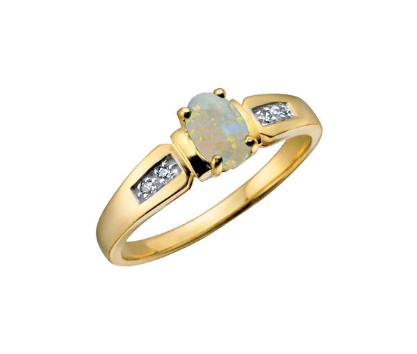 BAGUE EN OR SERTIE D'UNE PIERRE DE NAISSANCE ET DE DIAMANTS - CR DX219YOP - BIJOUX CANADIEN BAGUE EN OR SERTIE D'UNE PIERRE DE NAISSANCE ET DE DIAMANTS - CR DX219YOP - BIJOUX CANADIEN