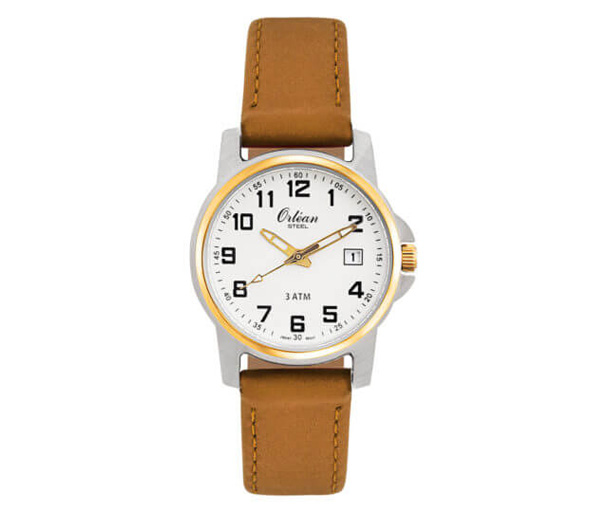 MONTRE ORLEAN EN ACIER 2 TONS - BA ME3185/TN - ORLEAN MONTRE ORLEAN EN ACIER 2 TONS - BA ME3185/TN - ORLEAN