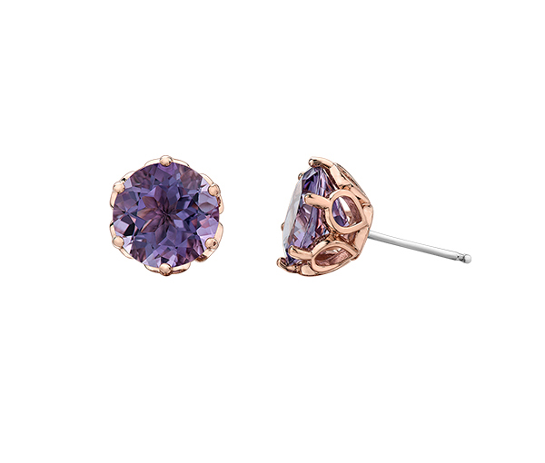 BOUCLES EN OR SERTIES DE PIERRES FINES VARIÉES - CR DX694RLA - BIJOUX CANADIEN BOUCLES EN OR SERTIES DE PIERRES FINES VARIÉES - CR DX694RLA - BIJOUX CANADIEN