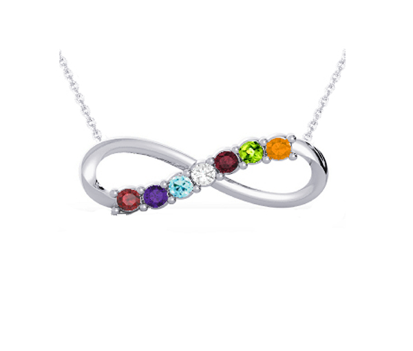 PENDENTIF FAMILIAL INFINI EN ARGENT OU EN OR SERTI DE PIERRES VÉRITABLES - BH FG104PW - BEVERLY HILLS PENDENTIF FAMILIAL INFINI EN ARGENT OU EN OR SERTI DE PIERRES VÉRITABLES - BH FG104PW - BEVERLY HILLS