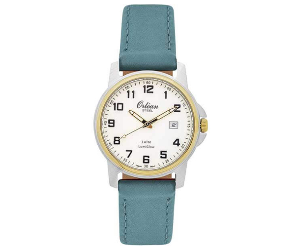 MONTRE ORLEAN ACIER 2T LUMIGLOW - BA ME3192-BL1 - ORLEAN MONTRE ORLEAN ACIER 2T LUMIGLOW - BA ME3192-BL1 - ORLEAN