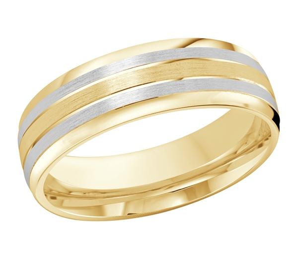 JONC EN OR À TROIS LIGNES - ML FT722/7YW1 - MALO JONC EN OR À TROIS LIGNES - ML FT722/7YW1 - MALO