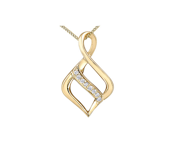 PENDENTIF EN OR JAUNE SERTI DE DIAMANTS - CR DD7859Y - BIJOUX CANADIEN PENDENTIF EN OR JAUNE SERTI DE DIAMANTS - CR DD7859Y - BIJOUX CANADIEN