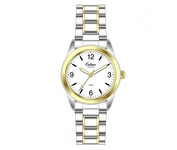 MONTRE DAME ORLEAN EN TITANE/PVD OR 2 TONS - BA ME3633 - ORLEAN MONTRE DAME ORLEAN EN TITANE/PVD OR 2 TONS - BA ME3633 - ORLEAN