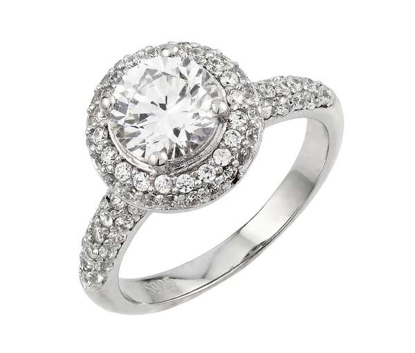 SUPERBE BAGUE EN ARGENT RHODIÉ SERTIE DE CUBIQUES ZIRCONIAS - SP ACR00039/6 - BIJOUX D'IMPORTATION SUPERBE BAGUE EN ARGENT RHODIÉ SERTIE DE CUBIQUES ZIRCONIAS - SP ACR00039/6 - BIJOUX D'IMPORTATION