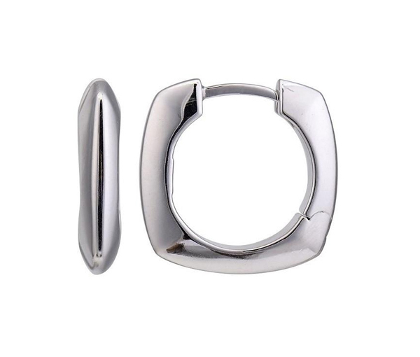 BOUCLES HUGGIES ELLE ARGENT UNIES CARRES - PJ R2LBJEA00P - ELLE BOUCLES HUGGIES ELLE ARGENT UNIES CARRES - PJ R2LBJEA00P - ELLE